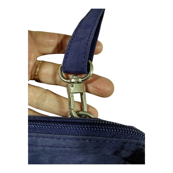Baggallini Everyplace Convertible Crossbody Waist Bag Navy Blue - Picture 6 of 12
